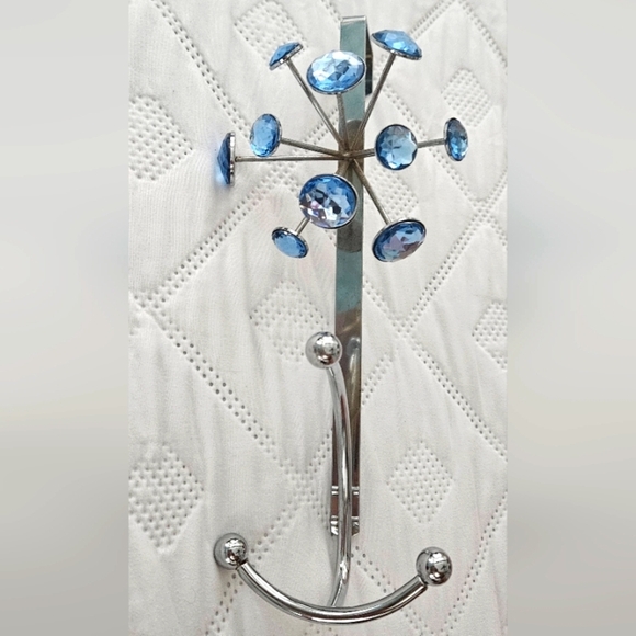 🌟Blue Crystal Over The Door Wall Hook Hanger Home Decor 🌟 - Picture 3 of 5
